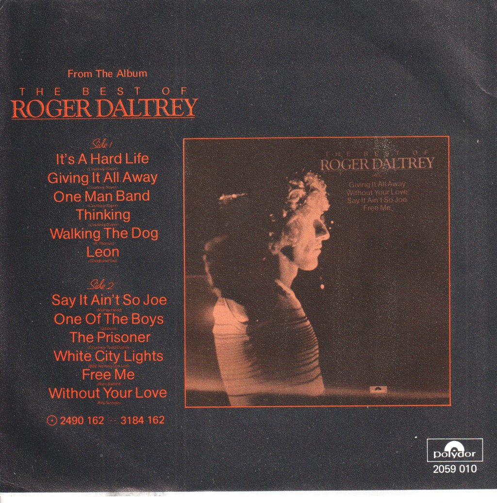 Roger Daltrey - Giving It All Away - 7 Inch