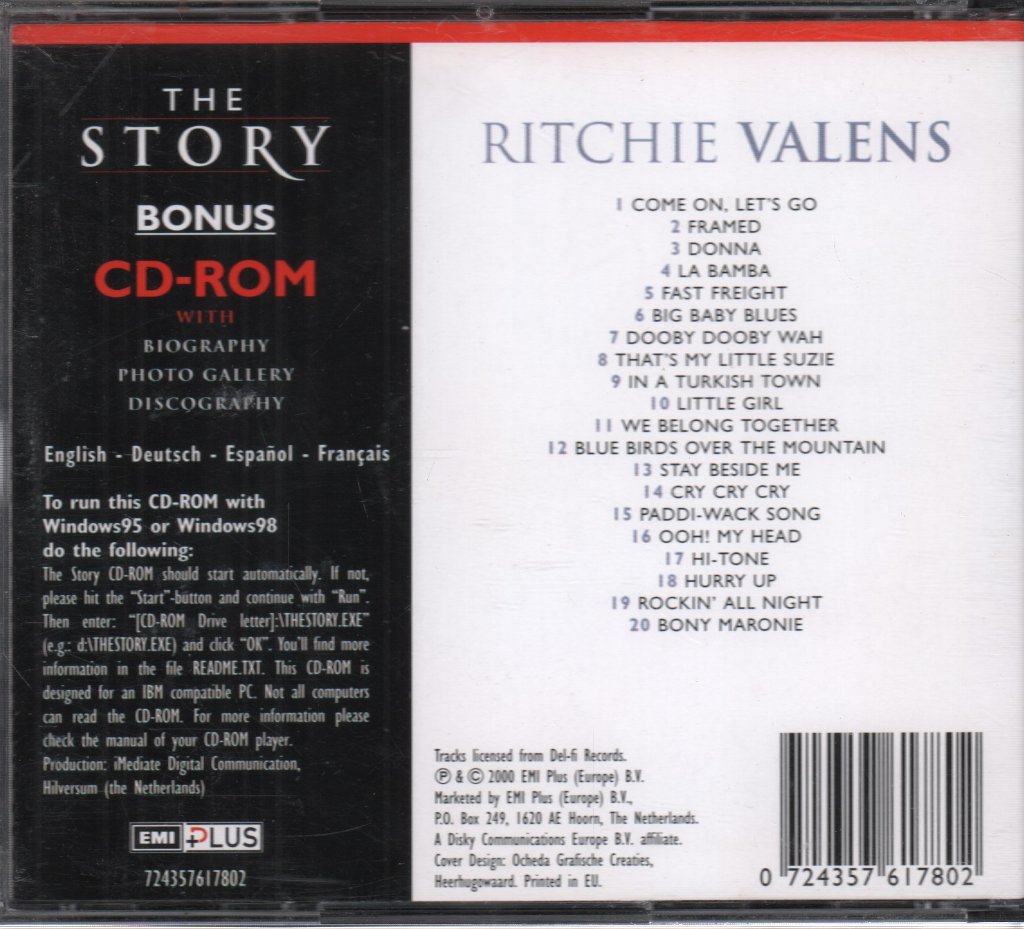 Ritchie Valens - Story - Cd Set