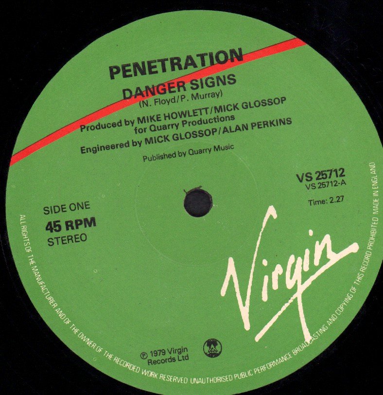 Penetration - Danger Signs - 12 Inch