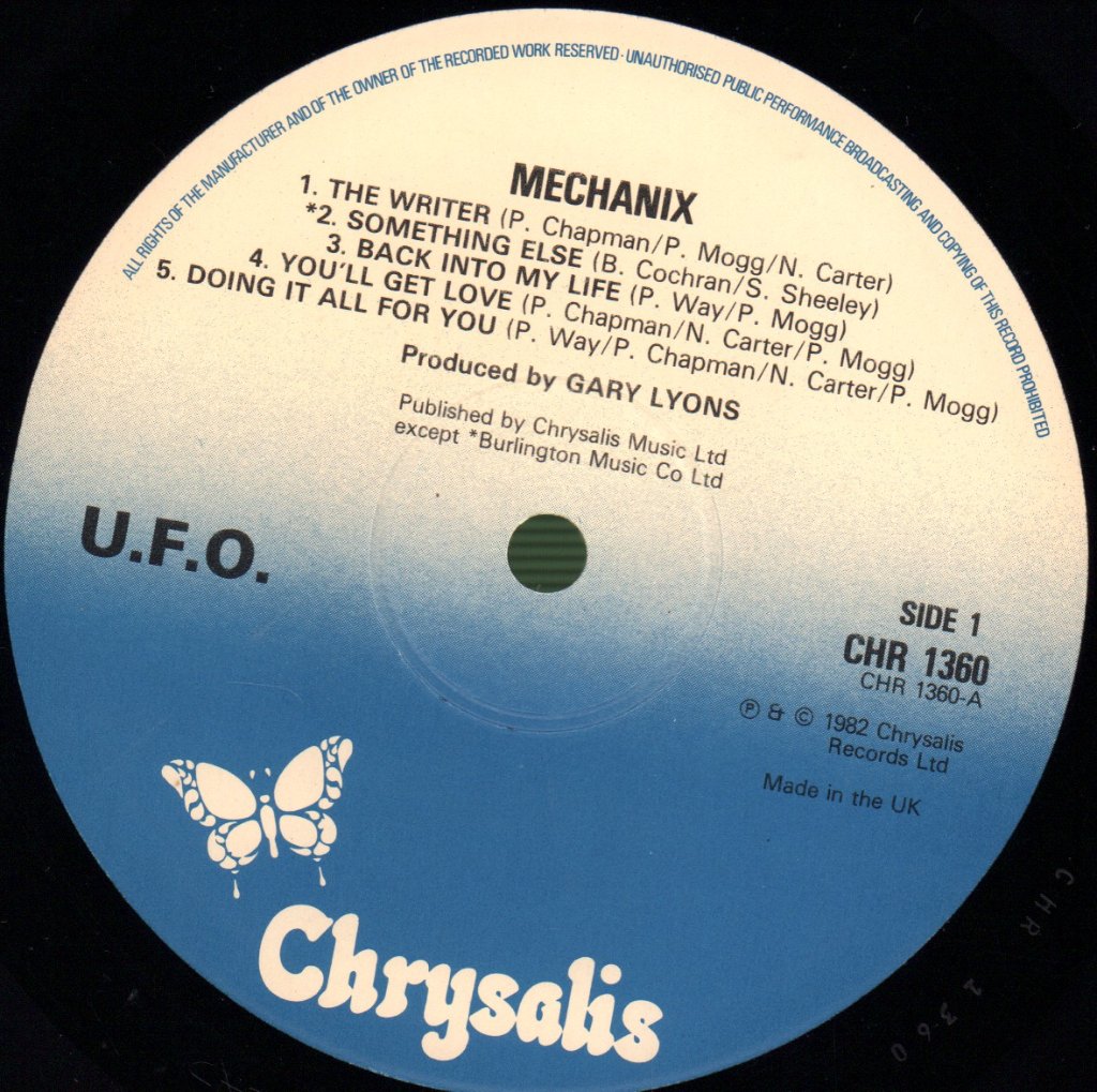 UFO - Mechanix - Lp