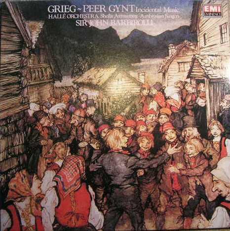 Halle Orchestra - grieg Peer Gynt incidental music - Lp