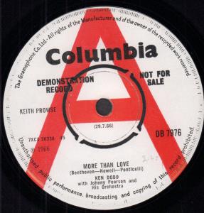 Ken Dodd - More Than Love - 7 Inch