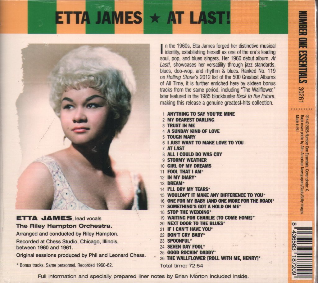 Etta James - At Last! - Cd