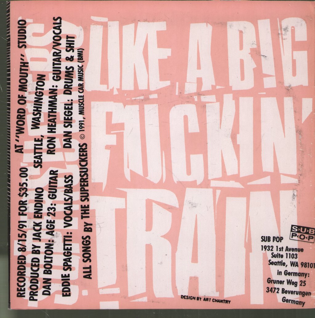 Supersuckers - Like A Big Fuckin' Train - 7 Inch