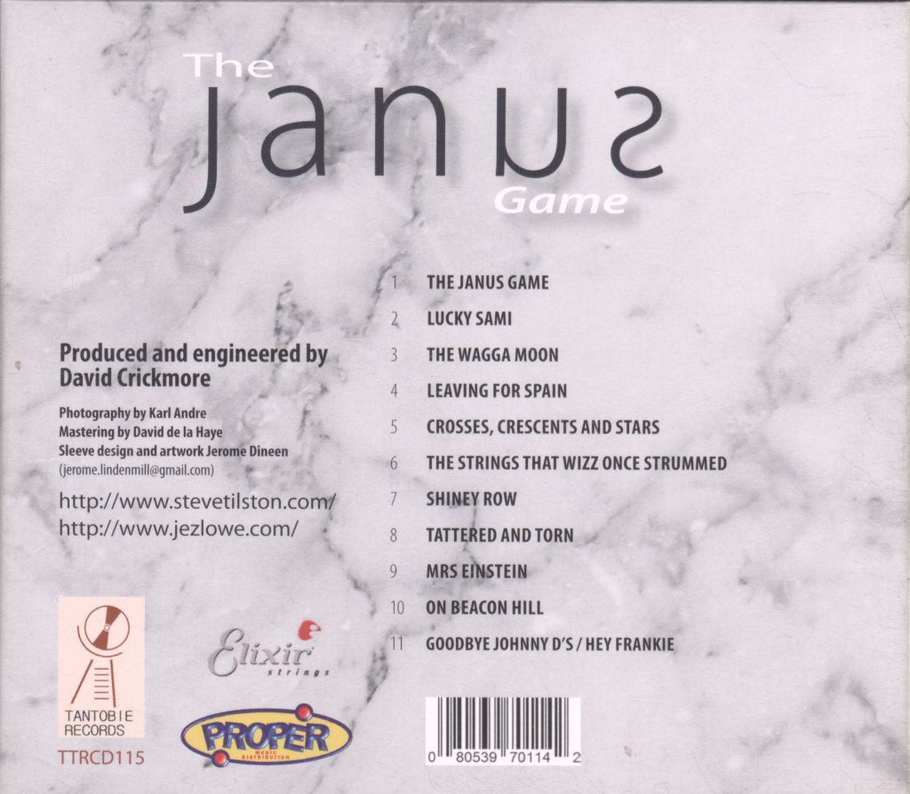 Jez Lowe - Janus Game - Cd