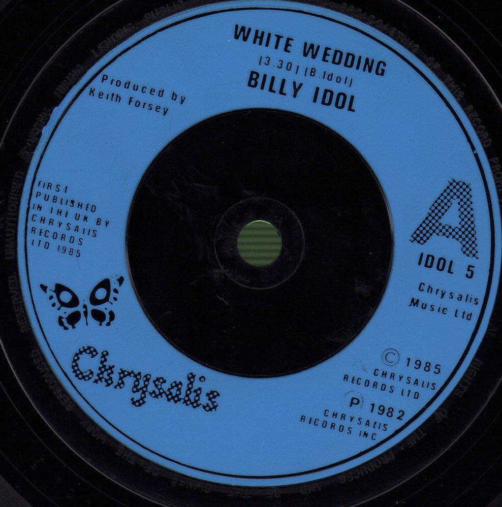 Billy Idol - White Wedding - 7 Inch