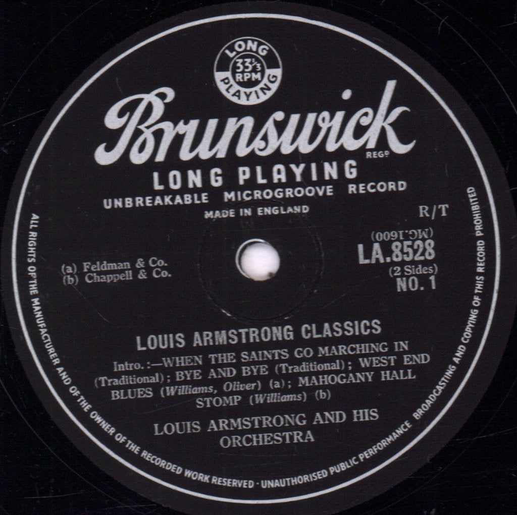 Louis Armstrong And His Orchestra - Louis Armstrong Classics - 10 Inch
