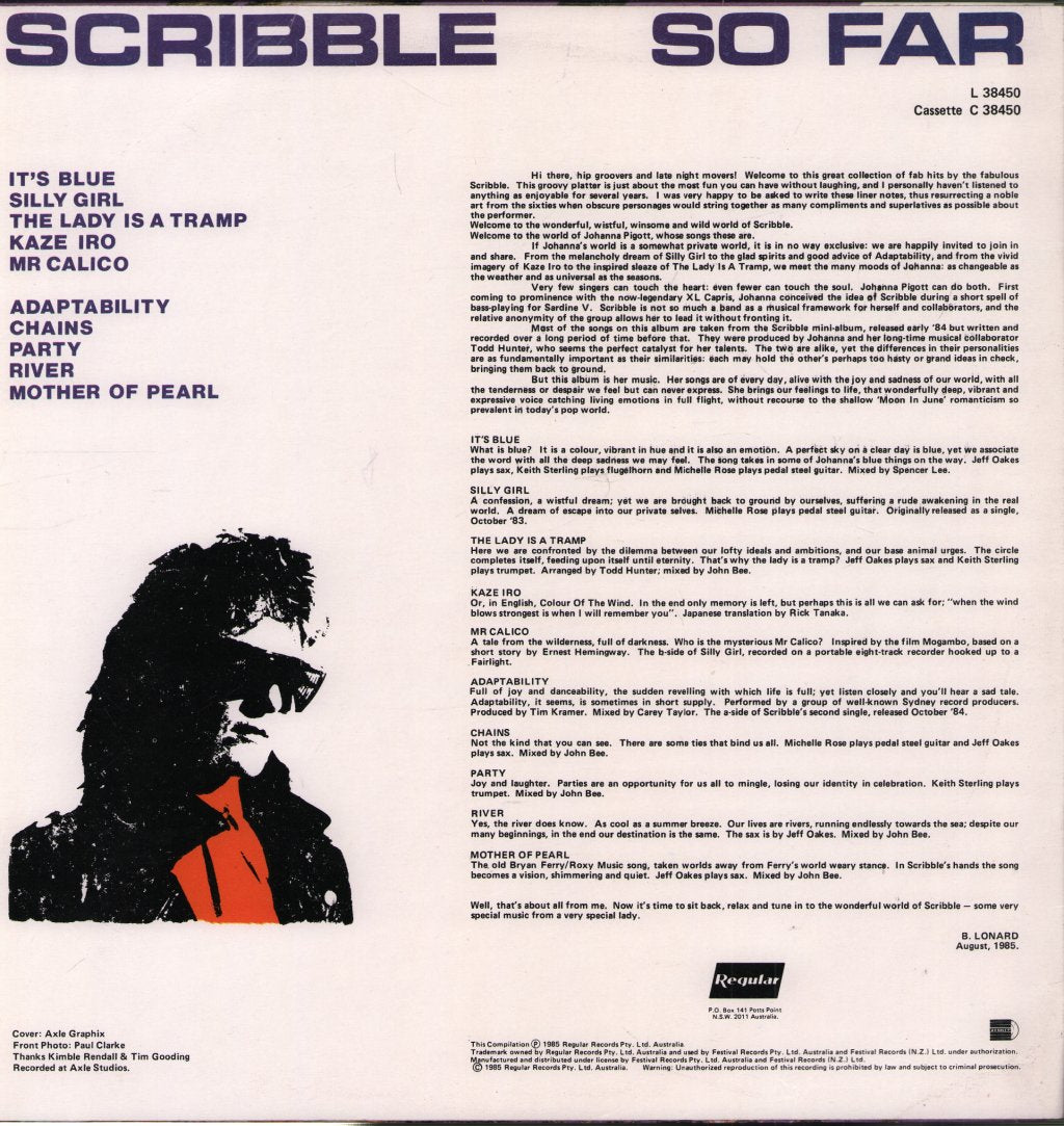 Scribble - So Far - Lp