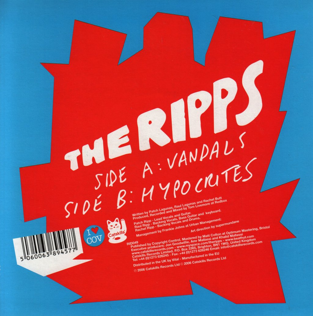 Ripps - Vandals - 7 Inch