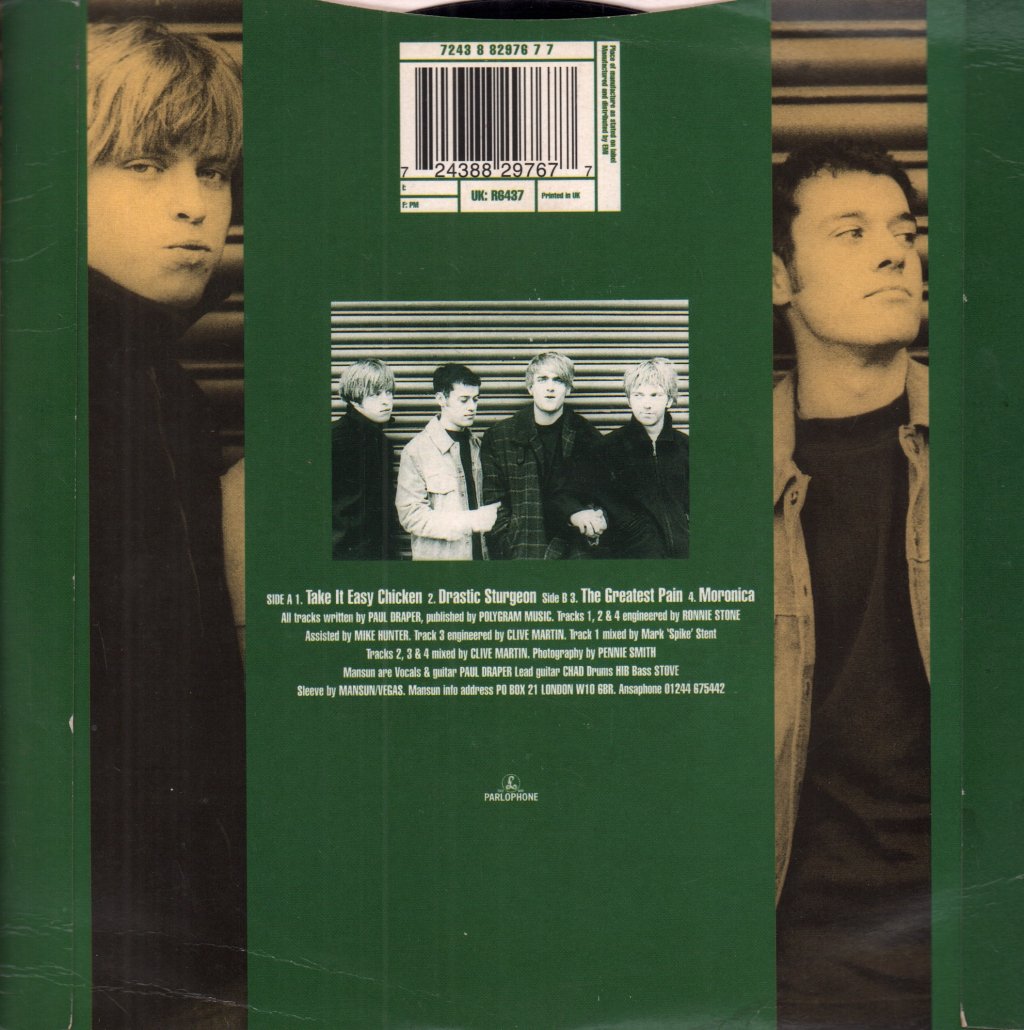 Mansun - Take It Easy Chicken - 7 Inch