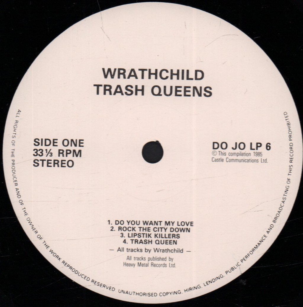 Wrathchild - Trash Queens - Lp