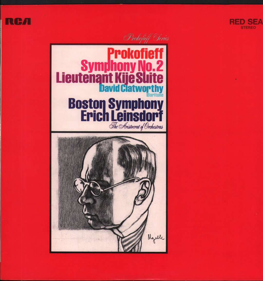 Erich Leinsdorf / Boston Symphony Orchestra /  David Clatworthy - Prokoffieff - Symphony No. 2 / Lieutenant Kije Suite - Lp