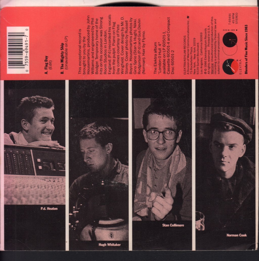Housemartins - Flag Day - 7 Inch