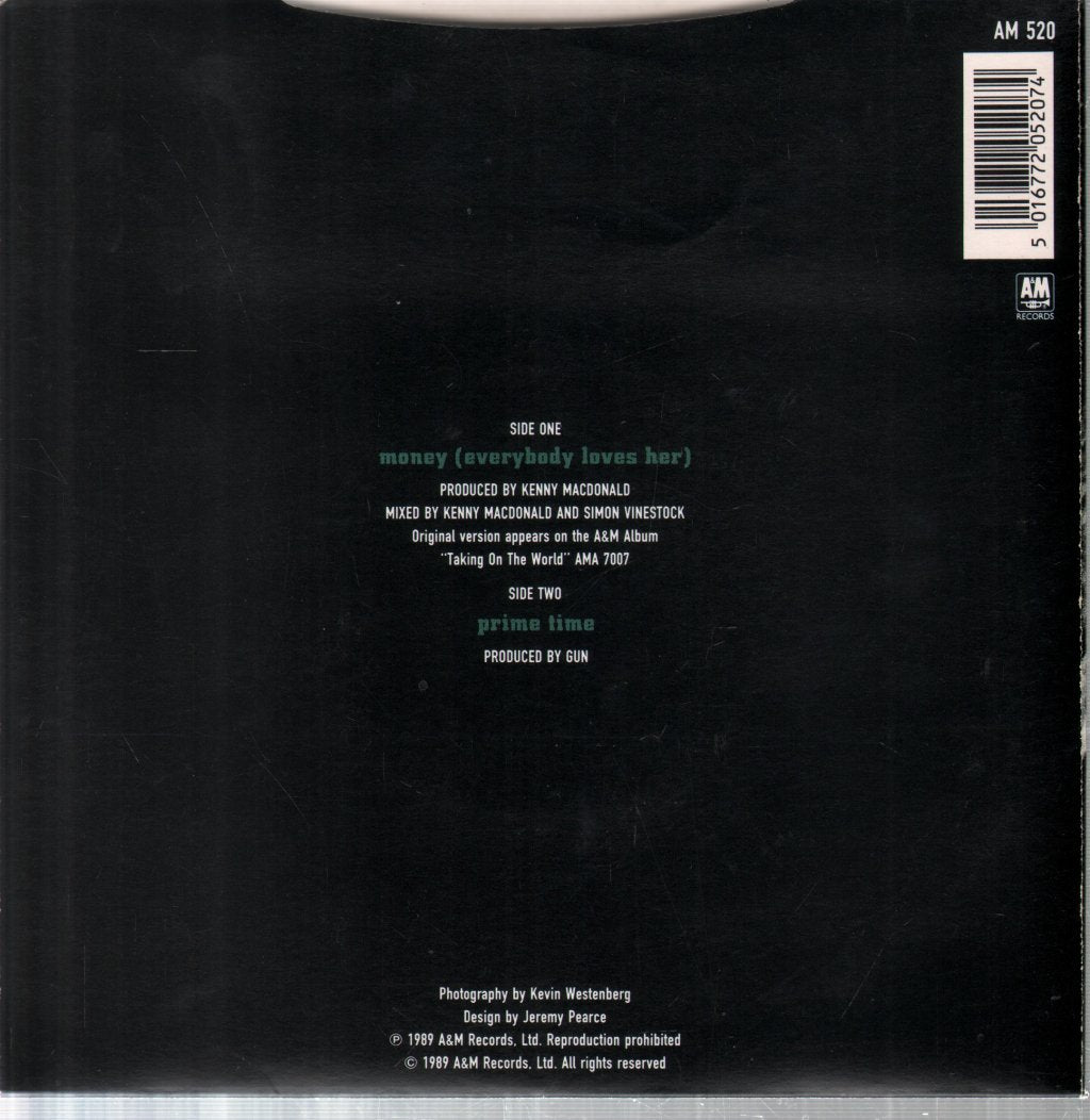 Gun (90'S Group) - Money - 7 Inch