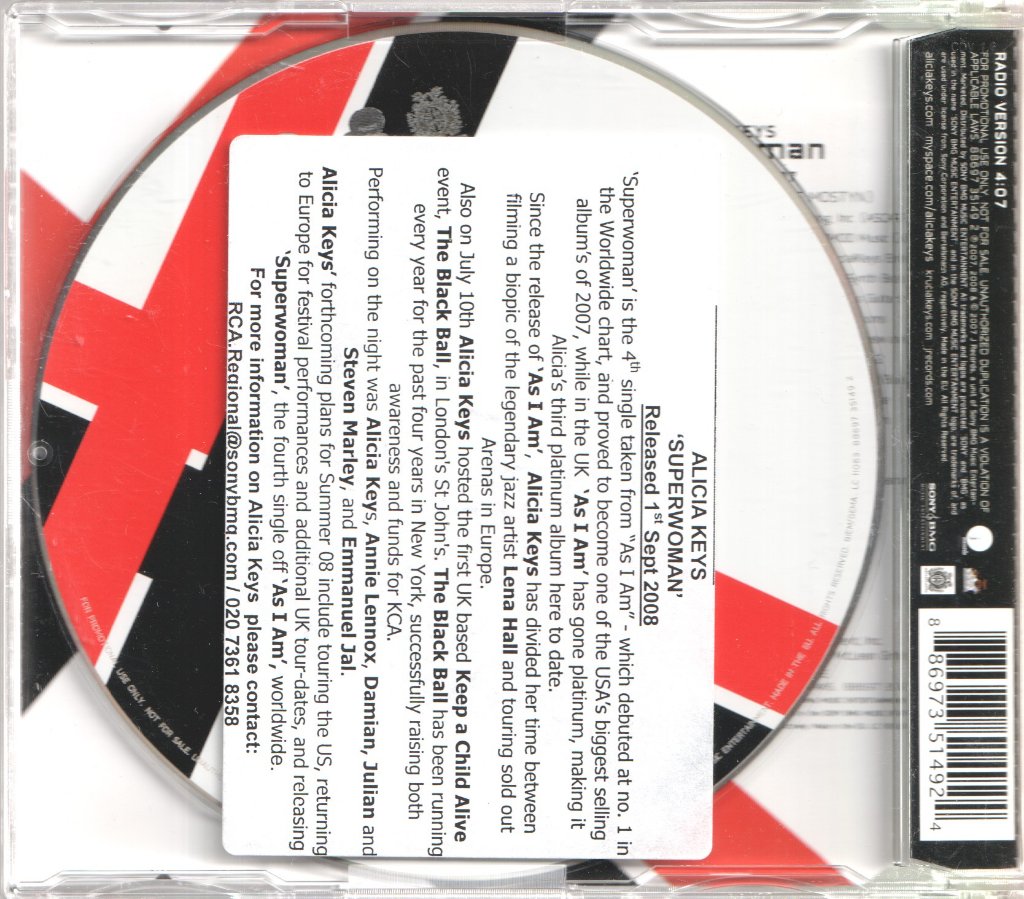Alicia Keys - Superwoman - Cd