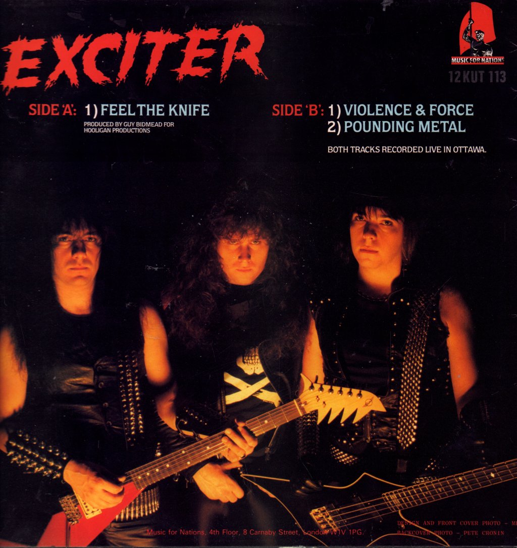 Exciter - Feel The Knife - 12 Inch