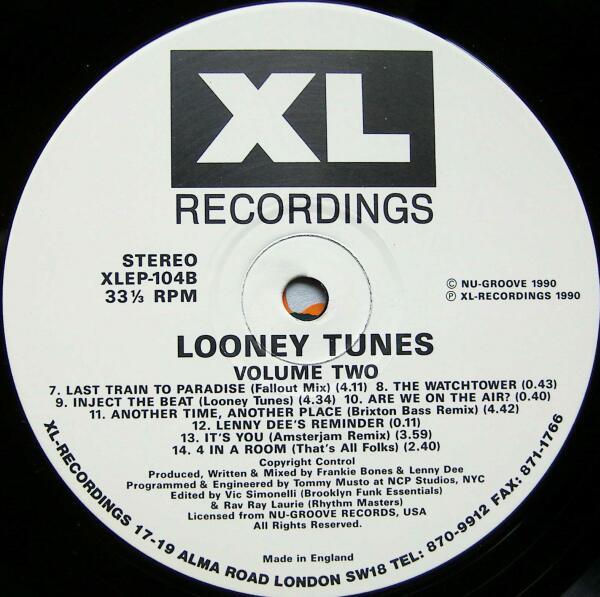 Frankie Bones - Looney Tunes EP Vol. Two - Lp