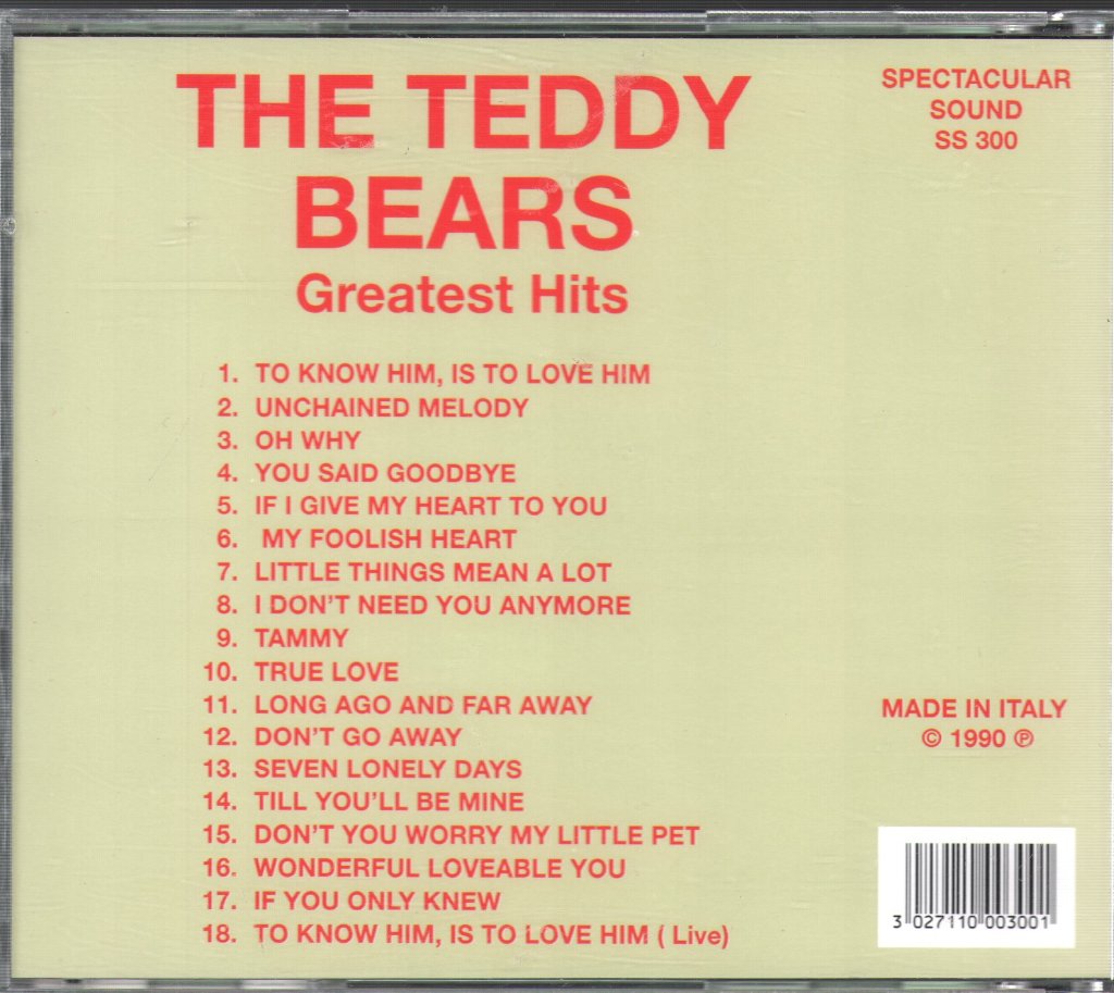 Teddy Bears - Greatest Hits - Cd