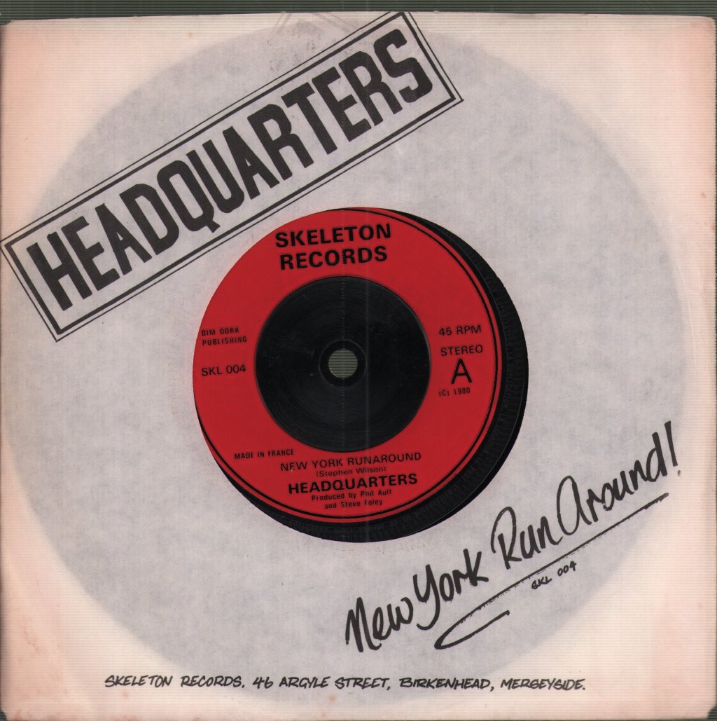 Headquarters - New York Run Around - 7 Inch