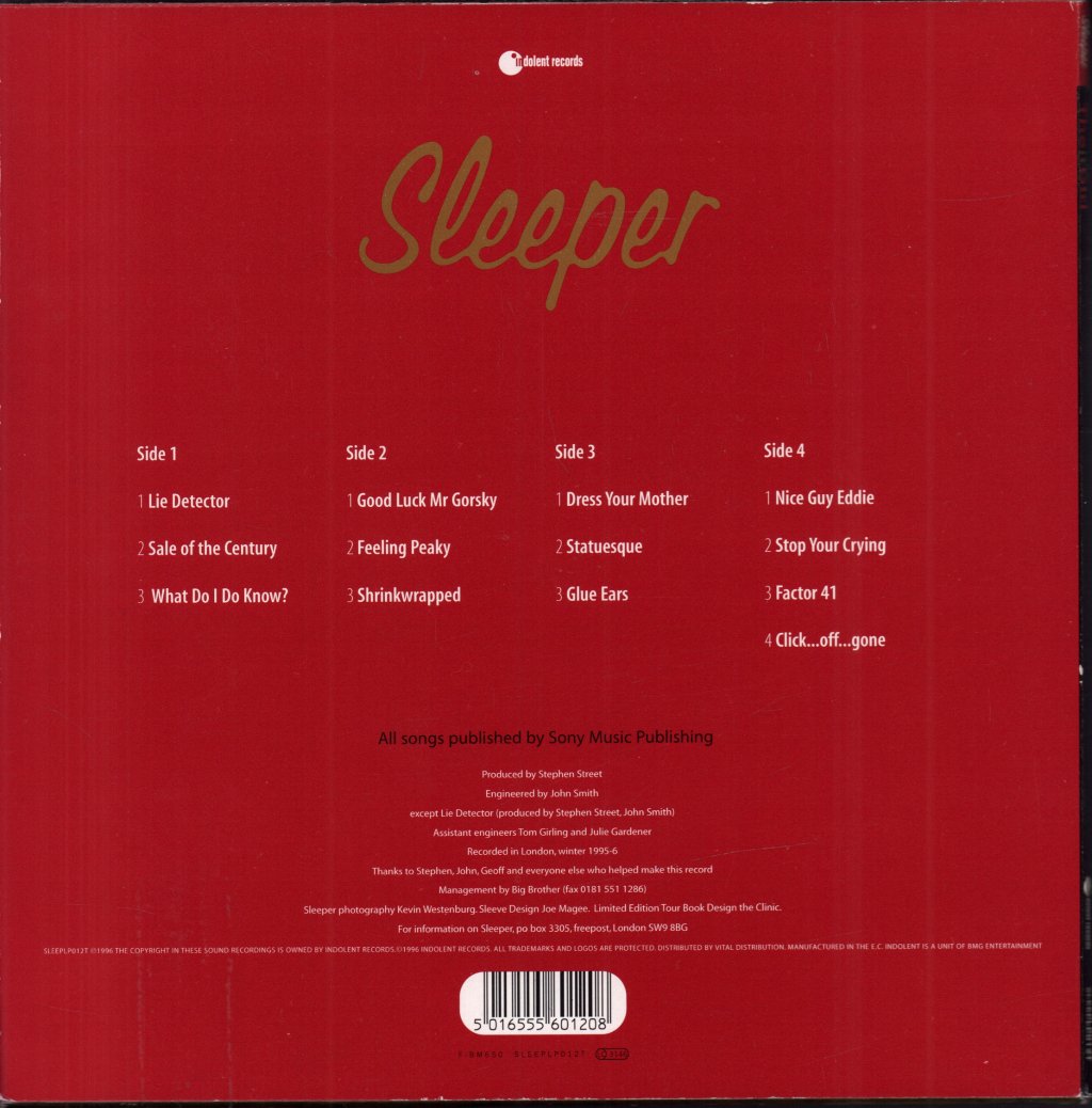 Sleeper (Indie Band) - It Girl - Double 10 Inch