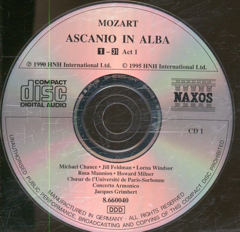 Concerto Armonico, Jacques Grimbert - Mozart - Ascanio In Alba - Double Cd