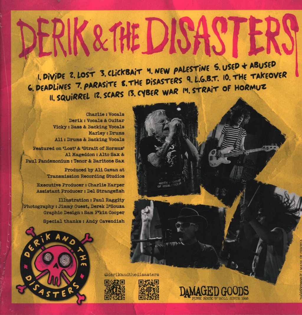 Derik & The Disasters - Derik & The Disasters - Lp