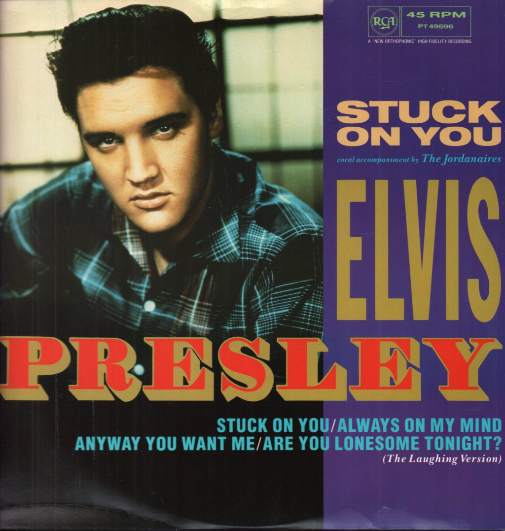 Elvis Presley - Stuck On You - 12 Inch