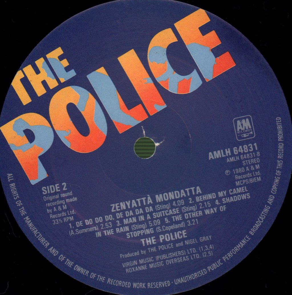 Police - Zenyatta Mondatta - Lp