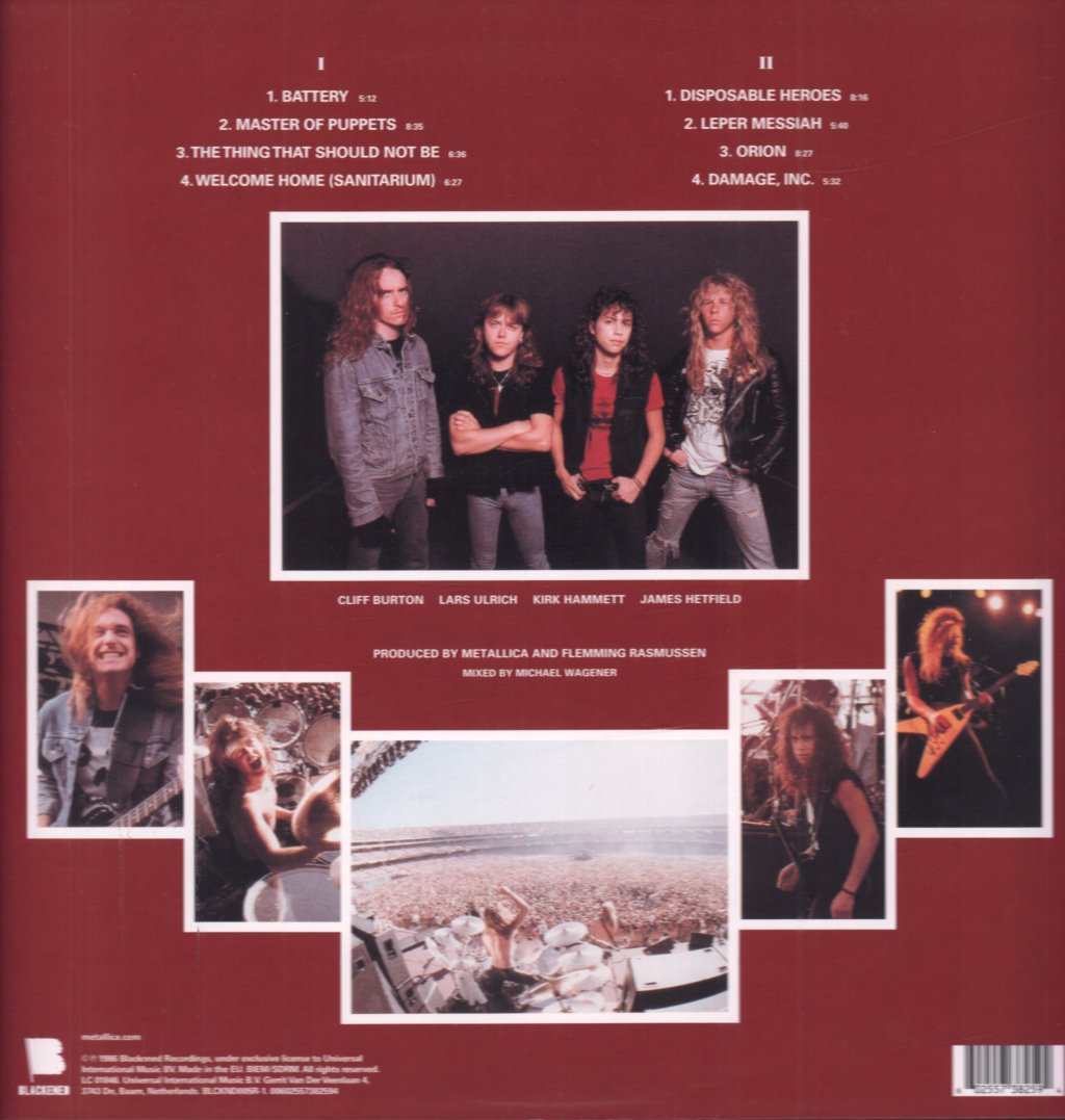 Metallica - Master of Puppets - Lp