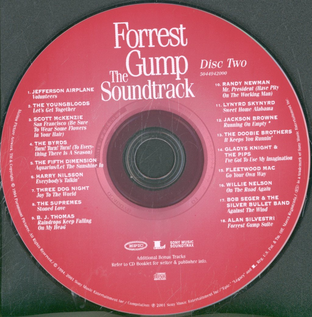 Various Artists - Forrest Gump (The Soundtrack) - Double Cd