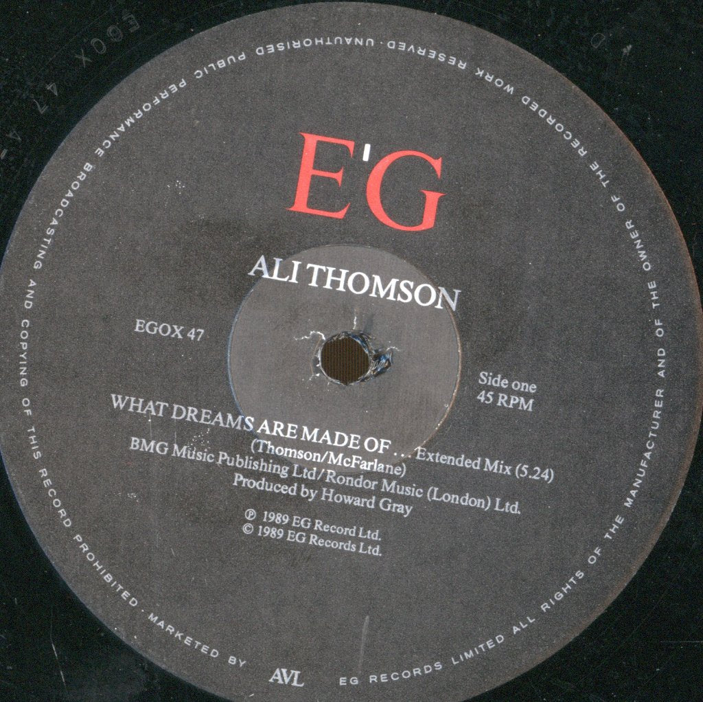 Ali Thomson - What Dreams Are Made Of - 12 Inch