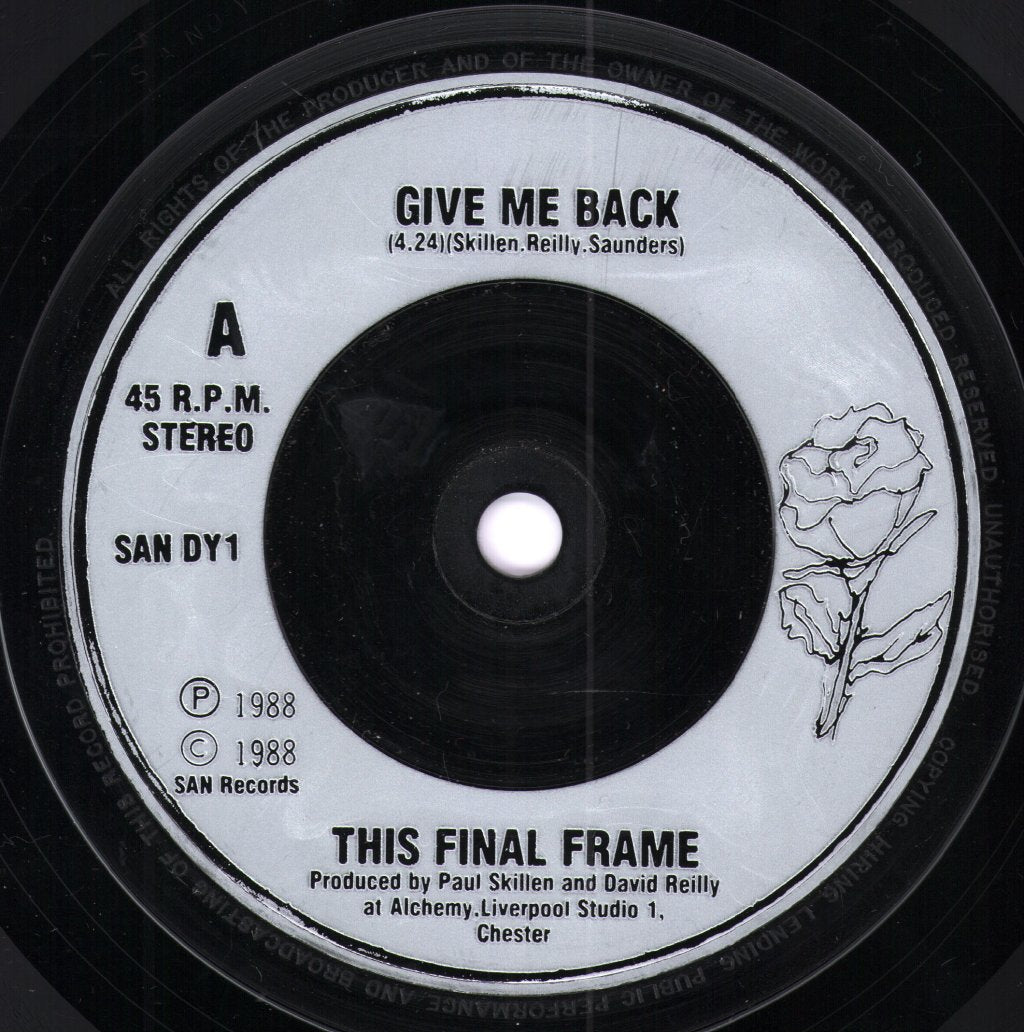 This Final Frame - Give Me Back - 7 Inch
