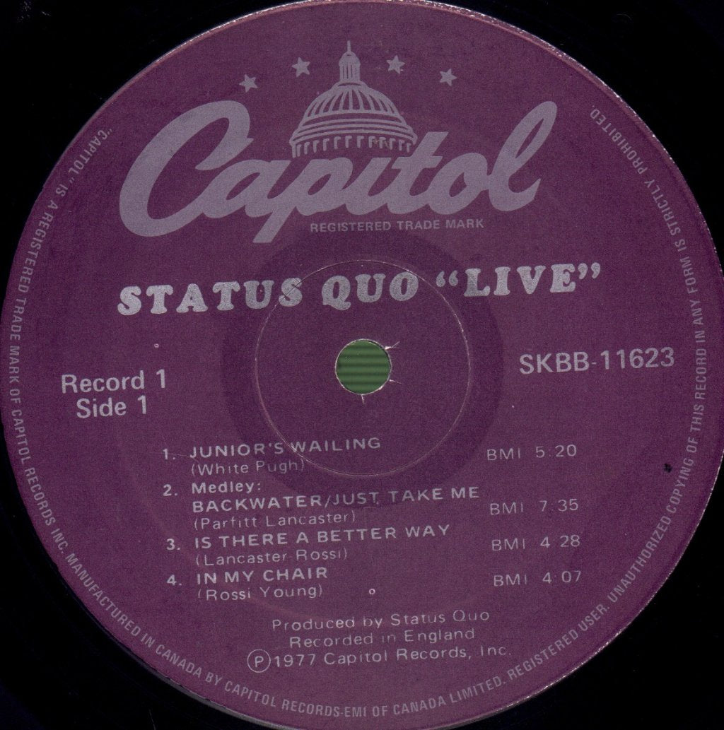 Status Quo - Live - Lp