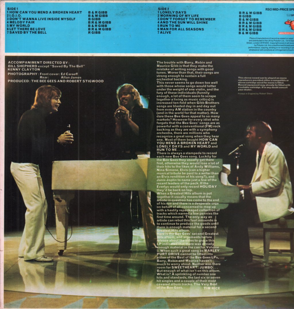 Bee Gees - Best Of Bee Gees Vol. 2 - Lp