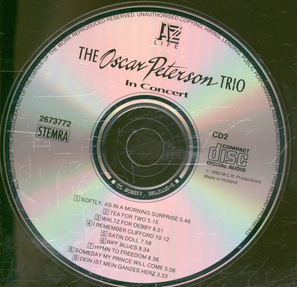 Oscar Peterson Trio - In Concert - Double Cd