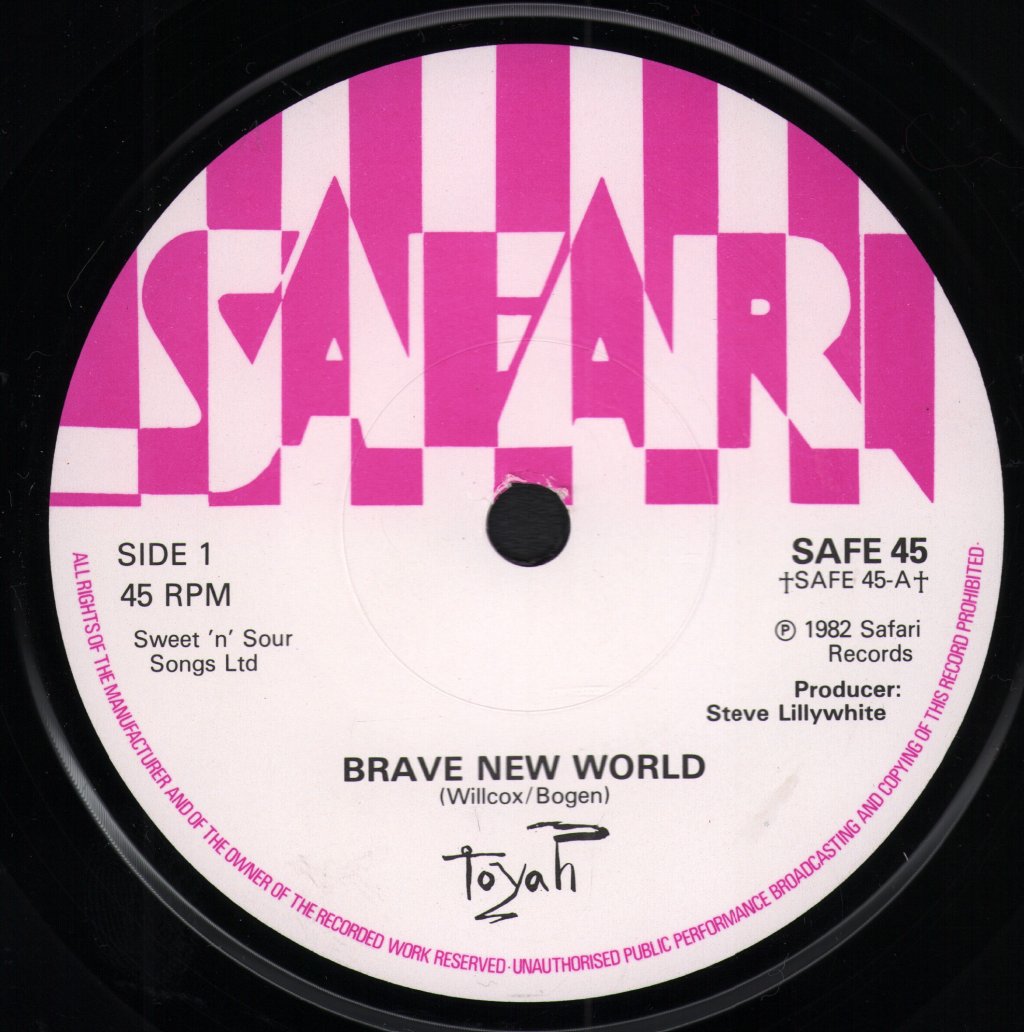 Toyah - Brave New World - 7 Inch