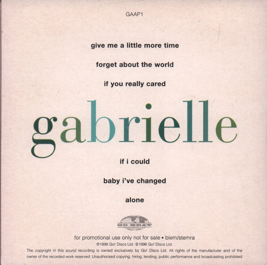 Gabrielle - Gabrielle Sampler - Cd