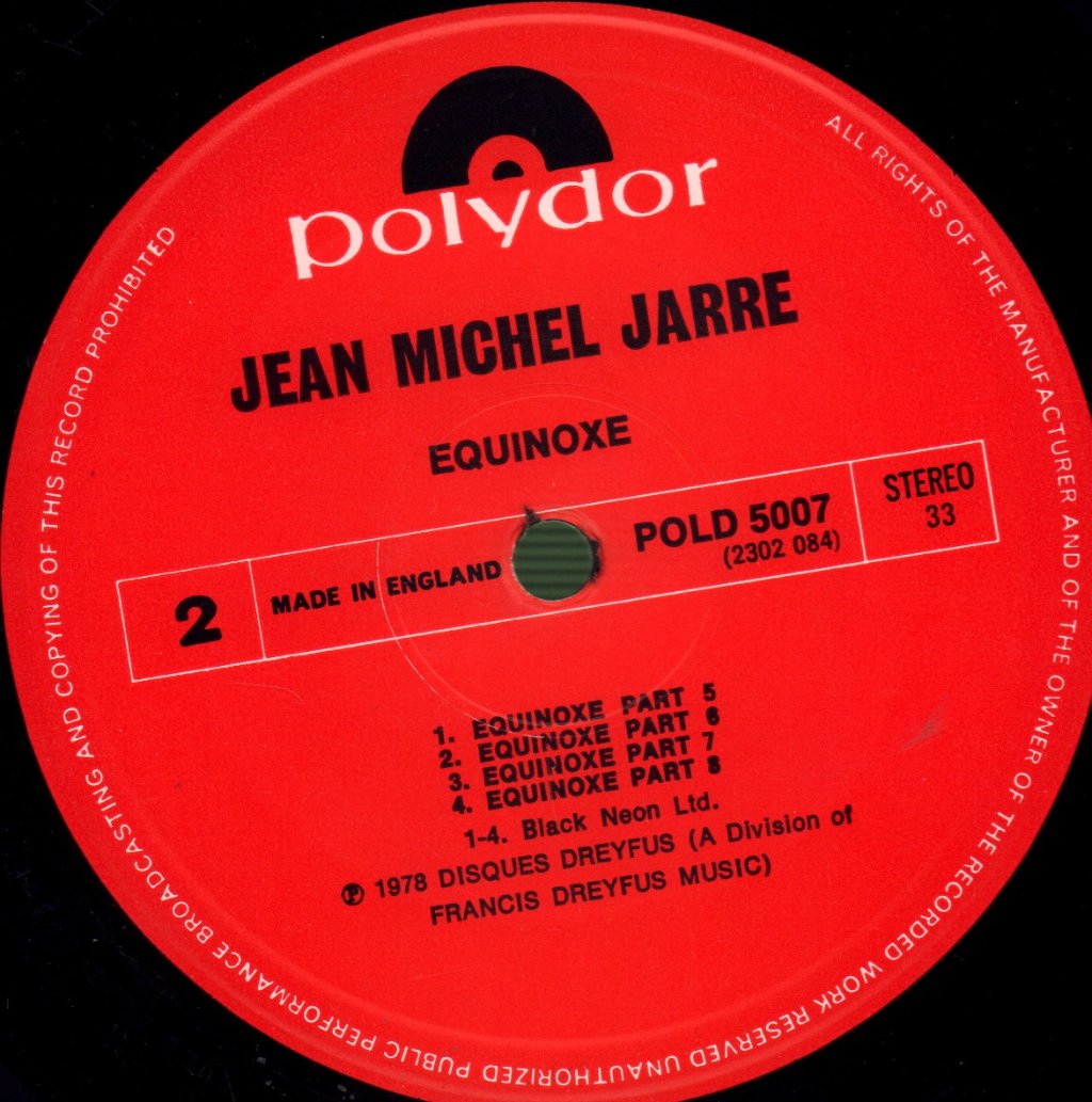 Jean Michel Jarre - Equinoxe - Lp
