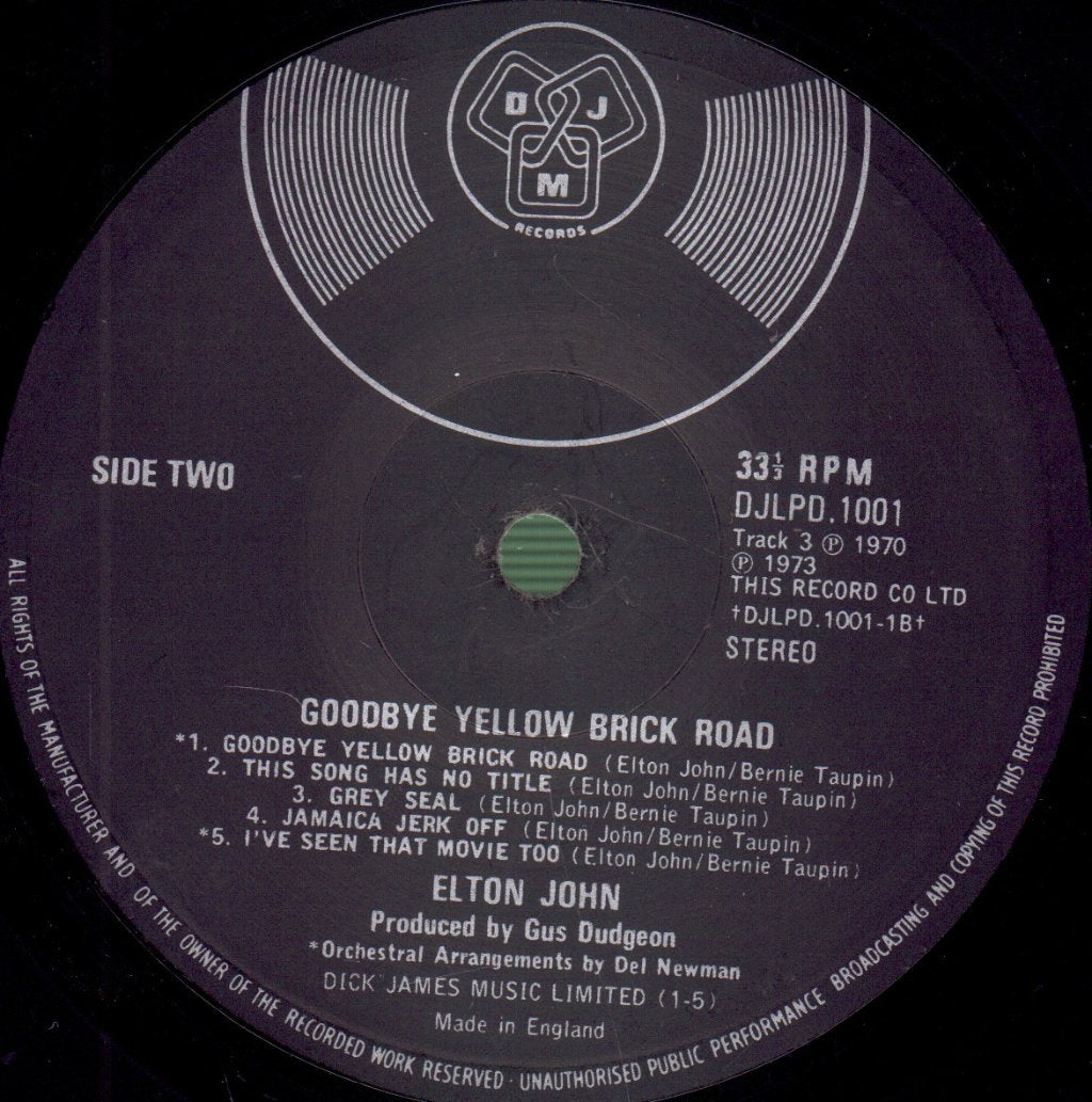 Elton John - Goodbye Yellow Brick Road - Double Lp