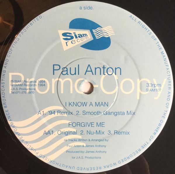 Paul Anton - I Know A Man - 12 Inch