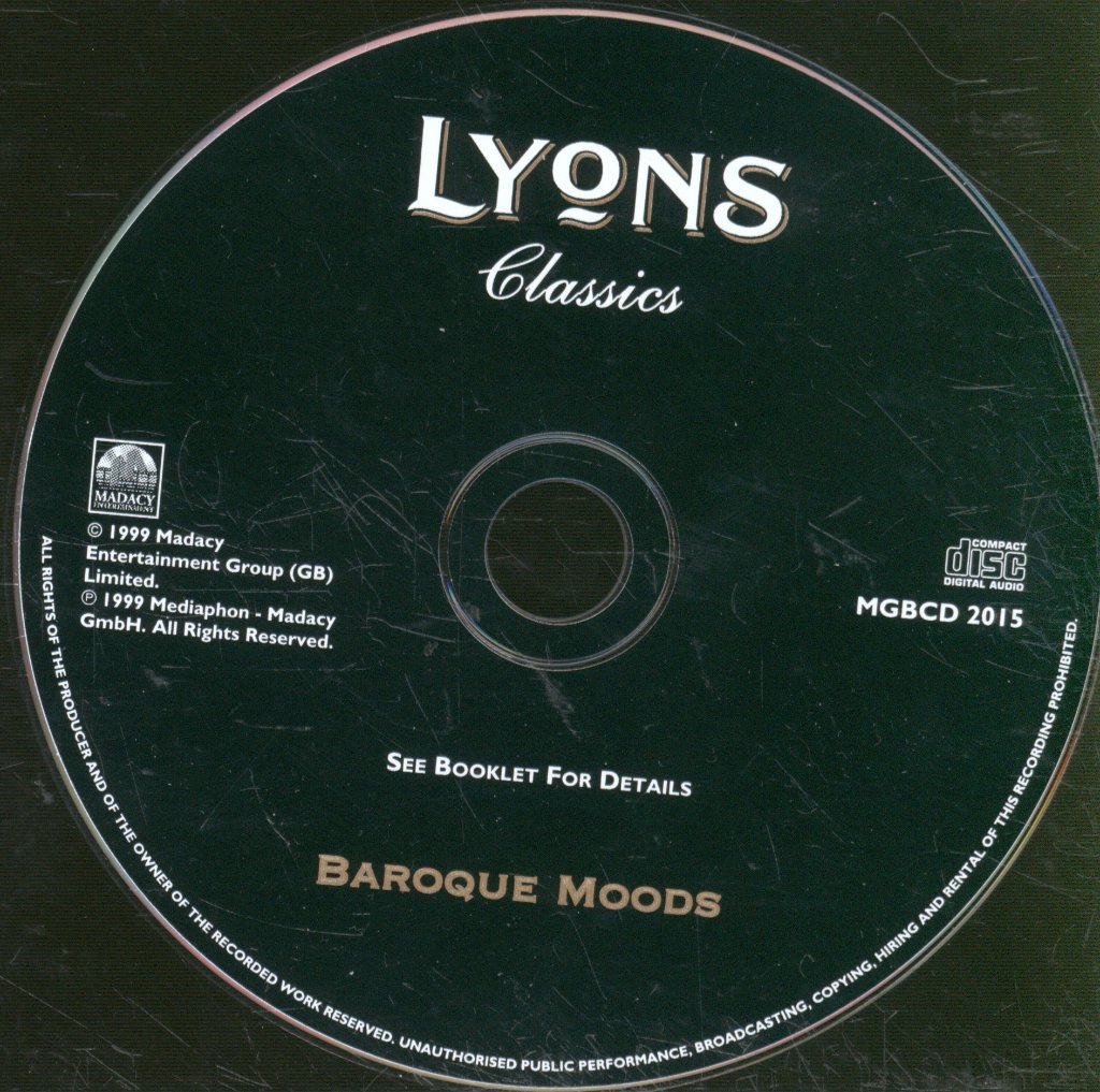 Various Artists - Lyons Classics Baroque Moods - Cd