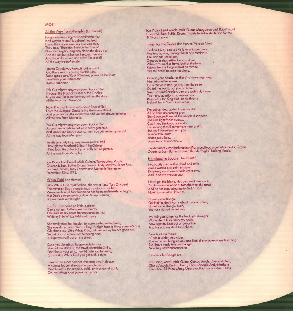 Mott The Hoople - Mott - Lp