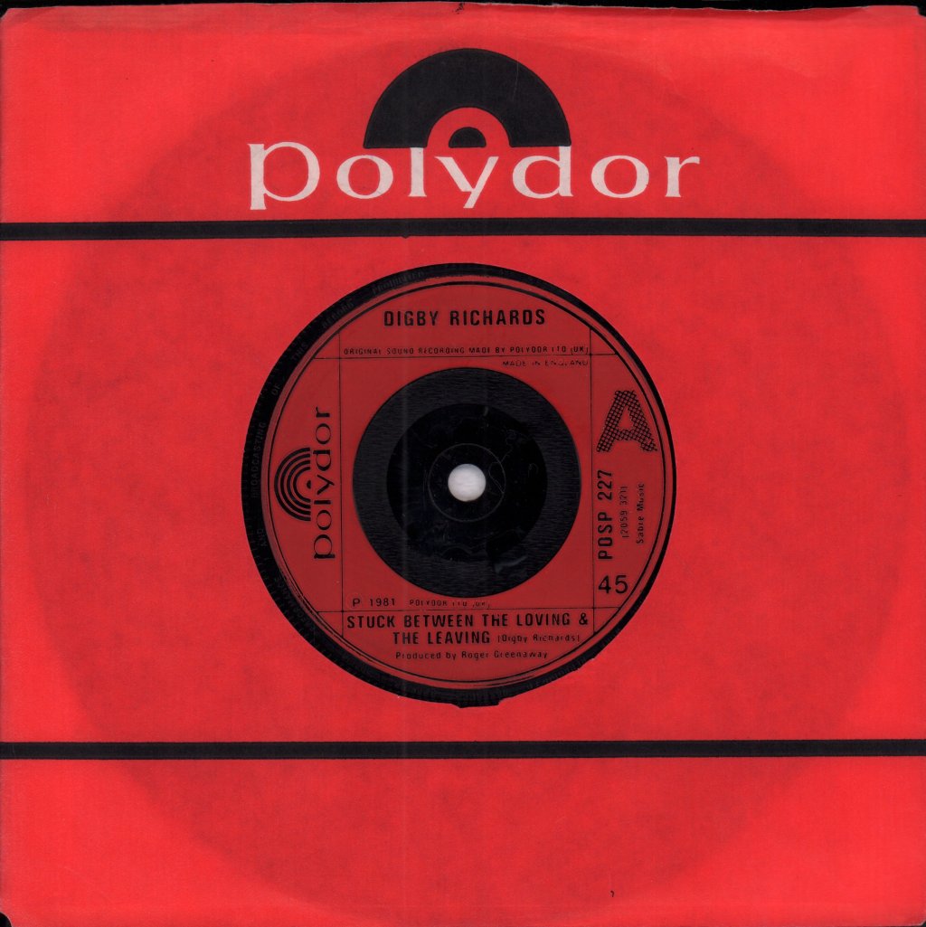 Digby Richards - Stuck Between The Loving And The Leaving - 7 Inch