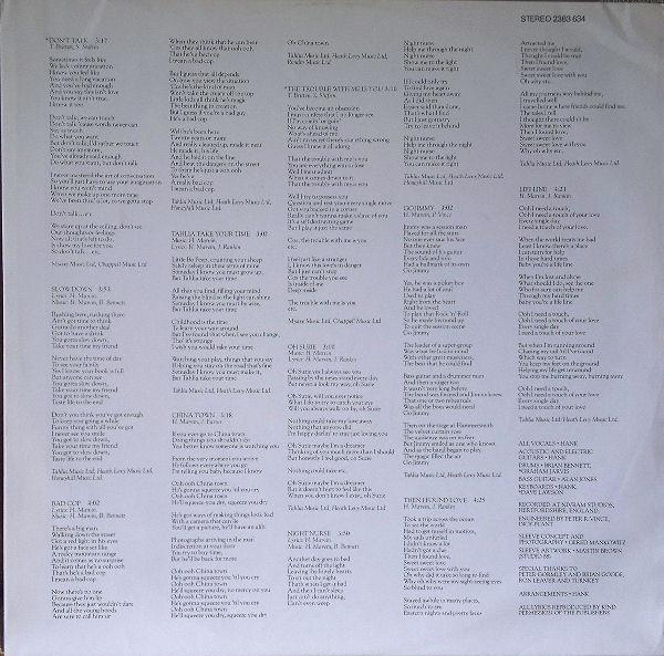 Hank Marvin - Words And Music - Lp