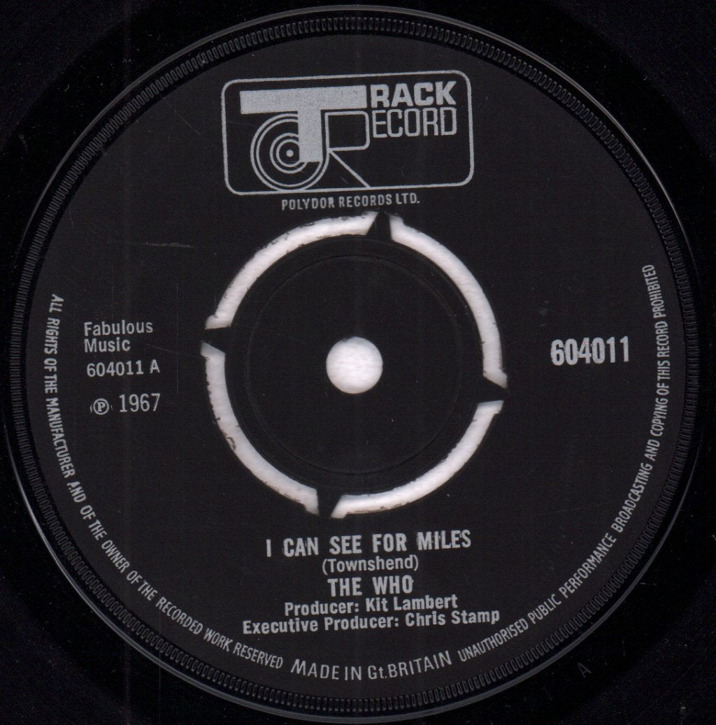 Who - I Can See For Miles - 7 Inch