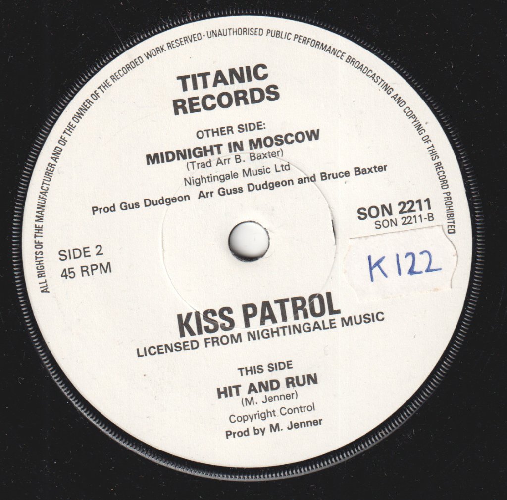 Kiss Patrol - Midnight In Moscow - 7 Inch