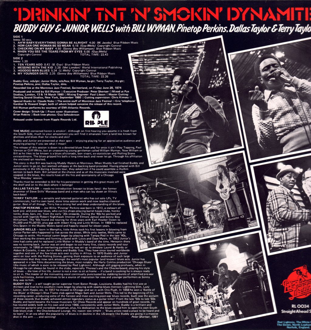 Buddy Guy And Junior Wells - Drinkin' Tnt N' Smoking Dynamite - Lp