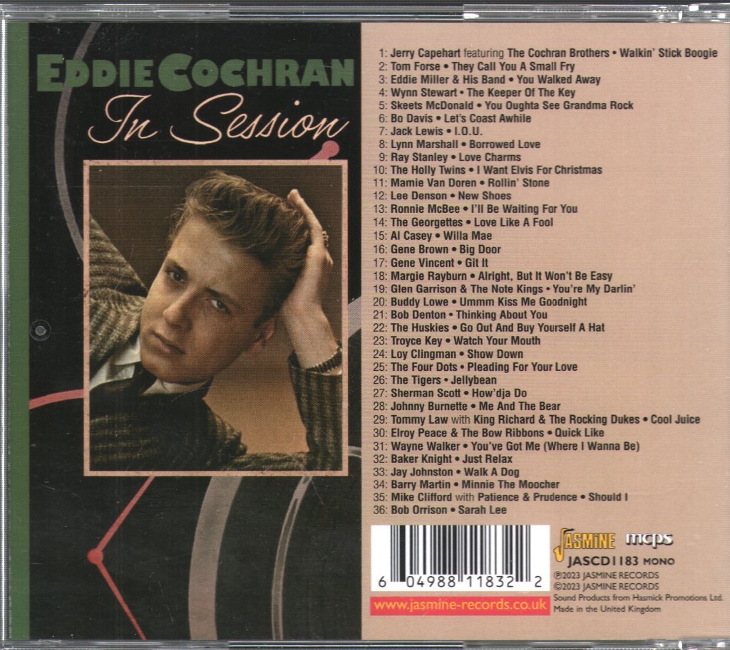 Eddie Cochran - In Session - Cd