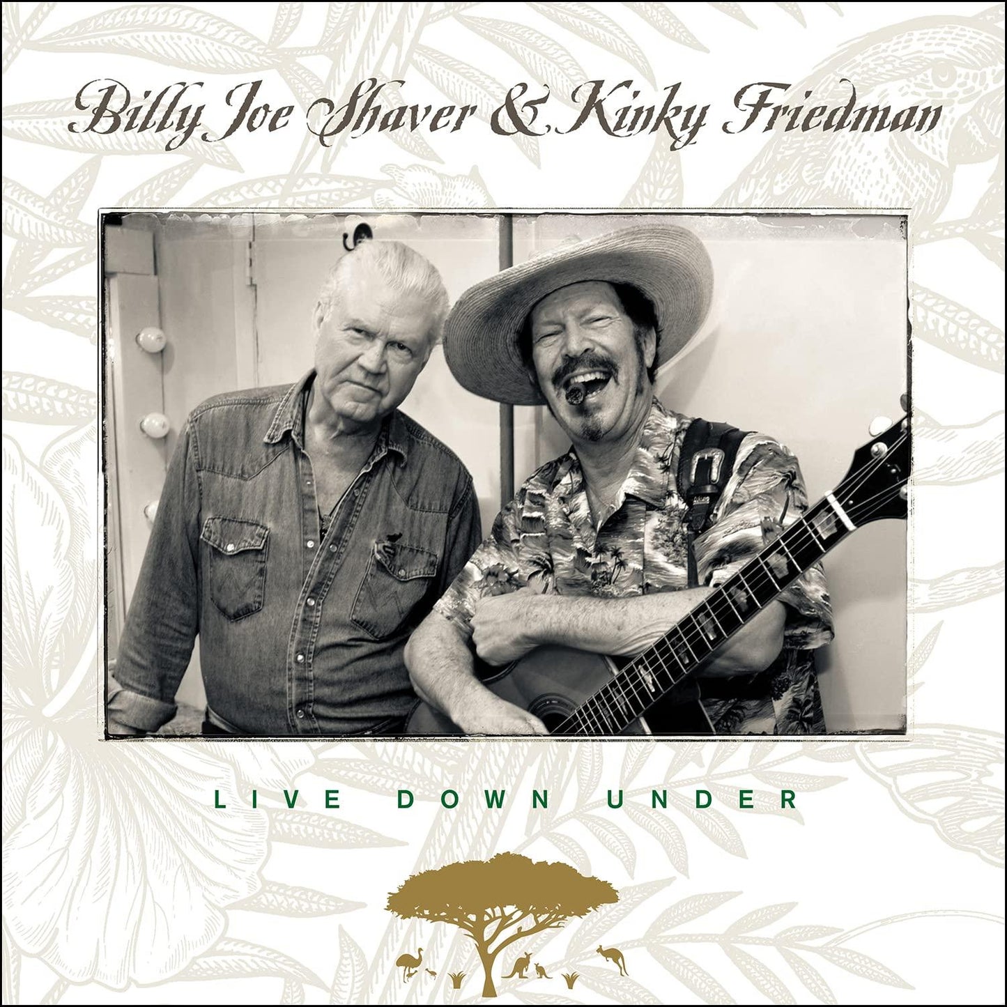Billy Joe Shaver And Kinky Friedman - Live Down Under - Cd