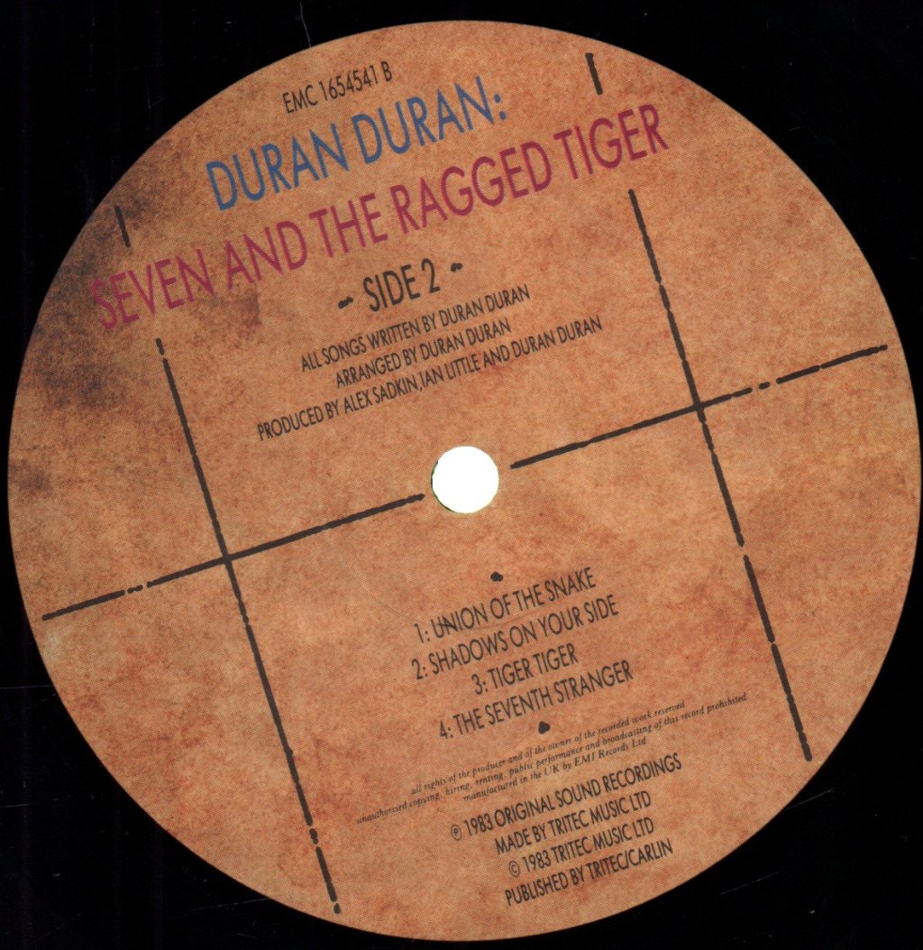 Duran Duran - Seven And The Ragged Tiger - Lp
